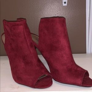 Burgundy heels